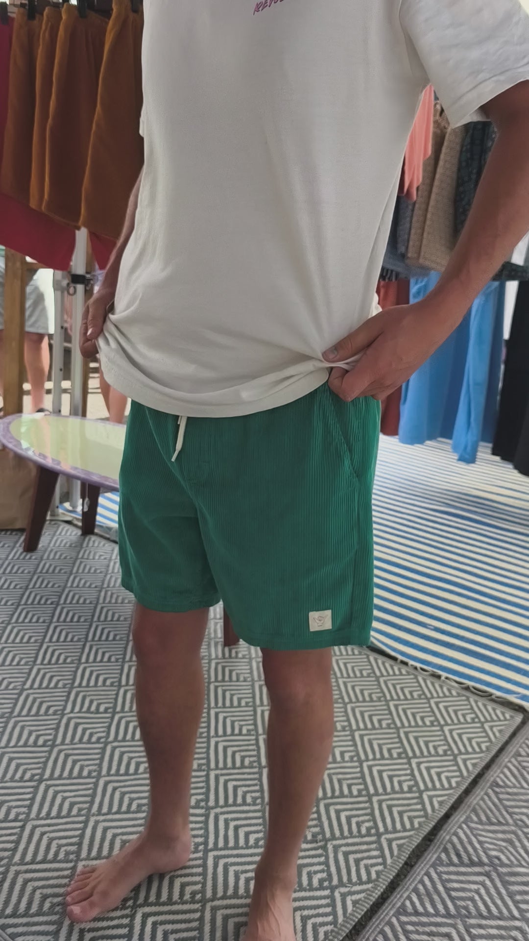 Short en velours