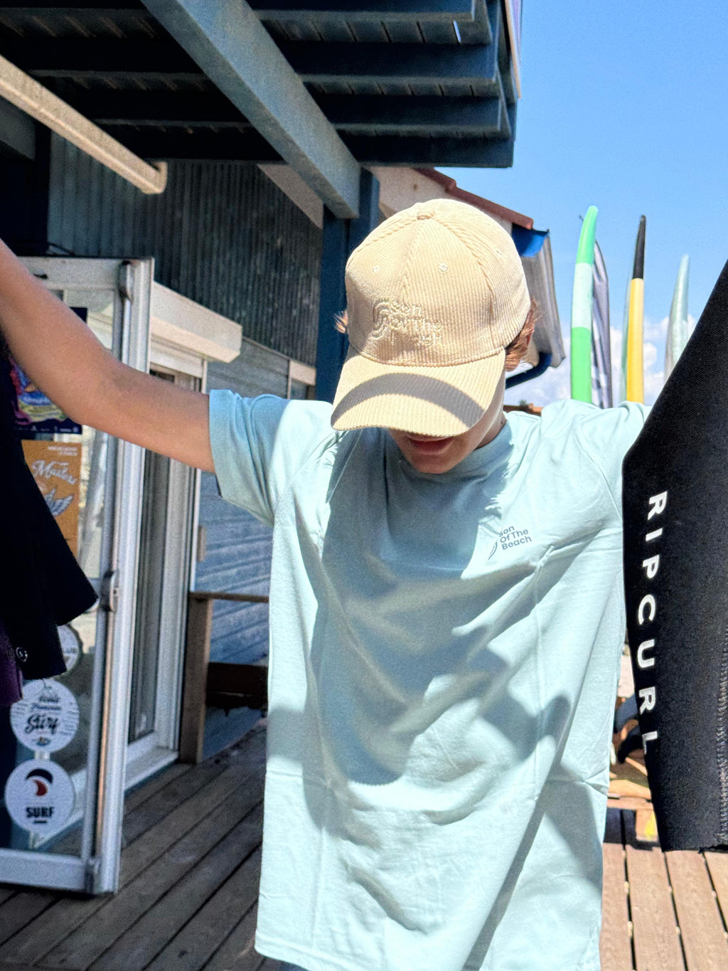 Casquette velours côtelé