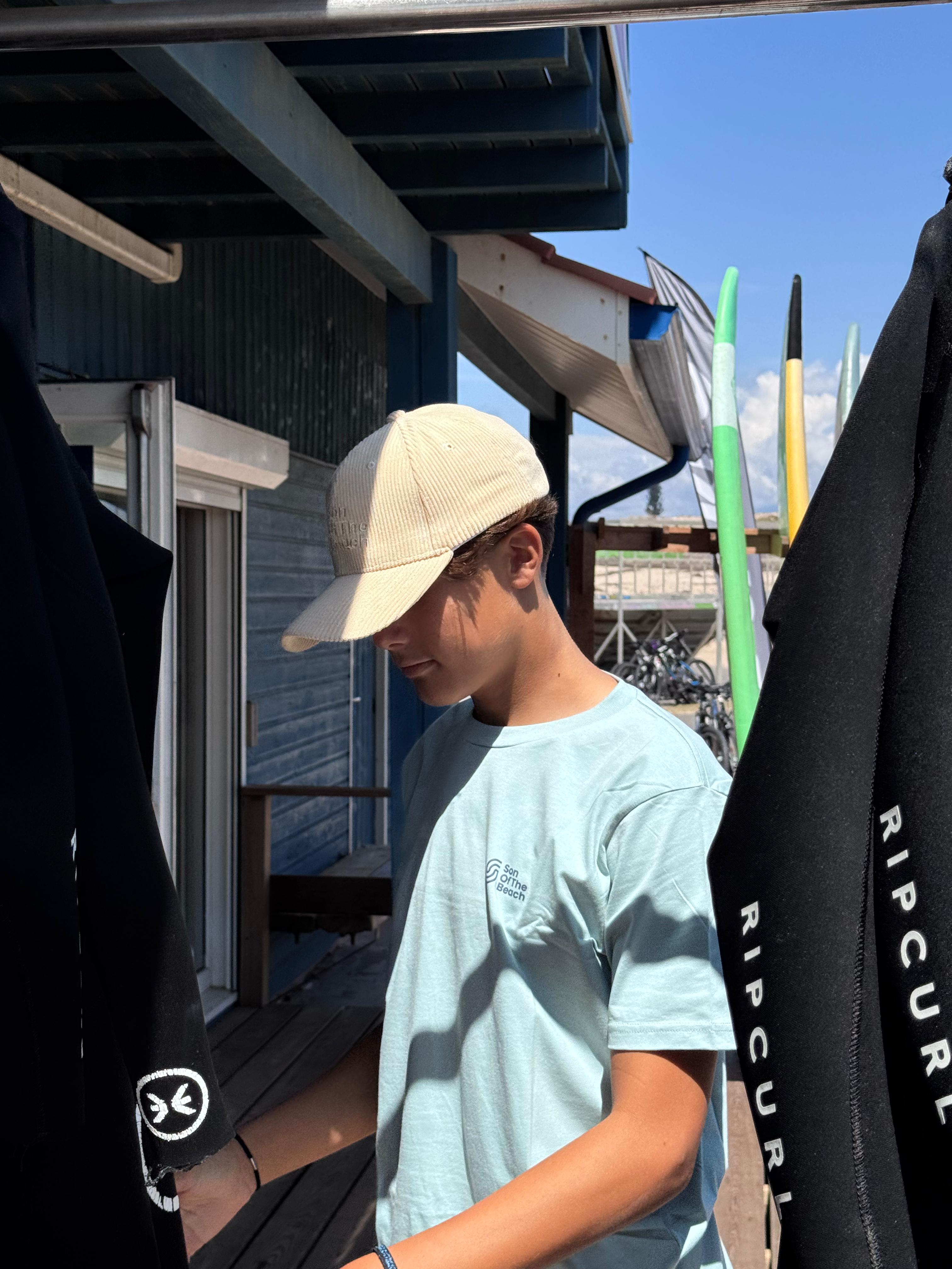 Casquette velours côtelé